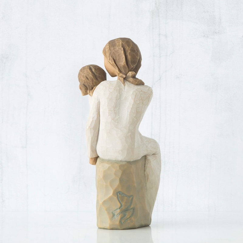 Willow Tree MotherDaughter, Laughter with Loveâ€¦ Always, Gift to Celebrate Relationship Between Mother and Child, Focus on Closeness and Playful Affection, Sculpted Hand-Painted Figure - Image 3